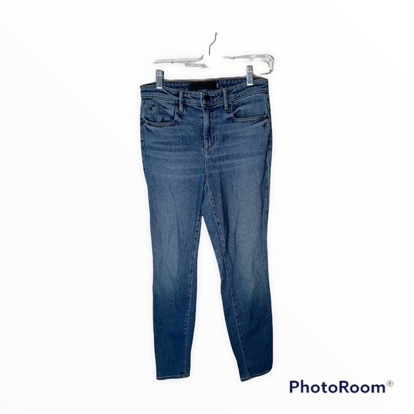 Alexander Wang Medium Wash Skinny Crop Jeans Size 27 - Picture 7 of 10